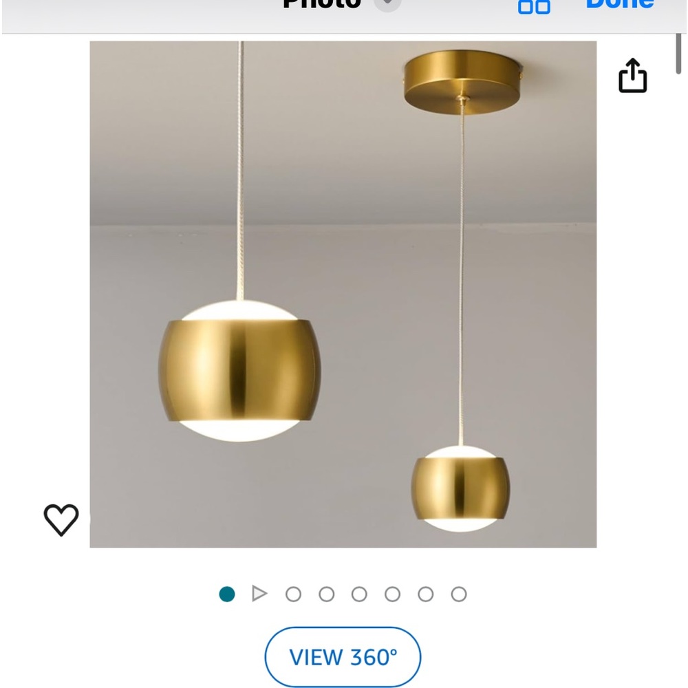 Pack of 3 chandelier style lighting